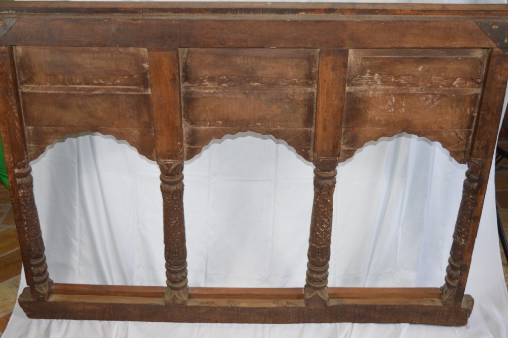 Huge Carved Indian Window/Balcony Panel,c1850 View XIV