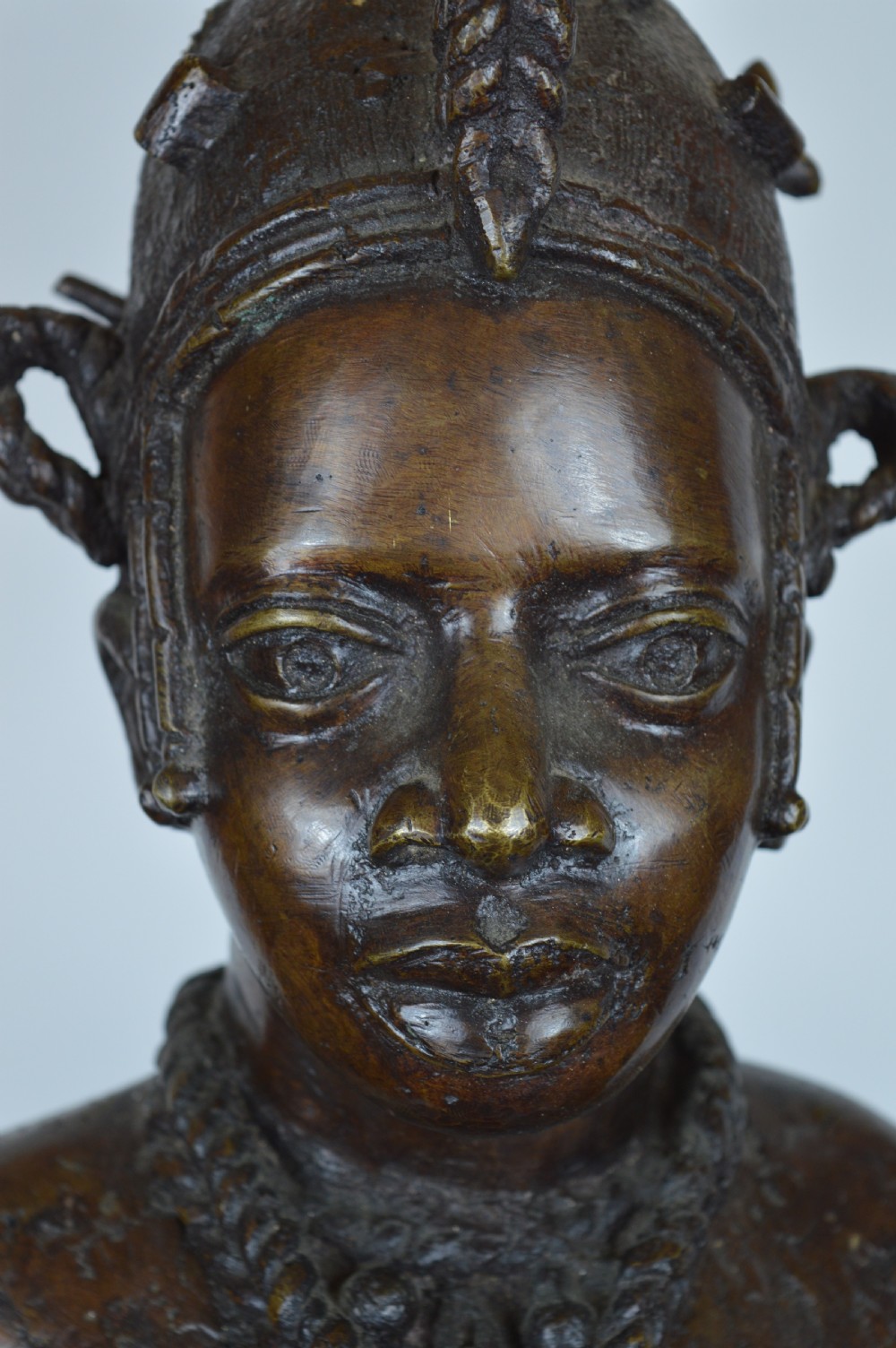 Large (25kg) African Bronze Maternity Statue, c1920 View VI