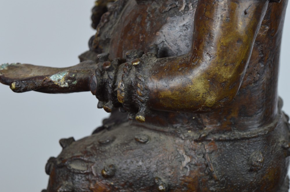 Large (25kg) African Bronze Maternity Statue, c1920 View VII