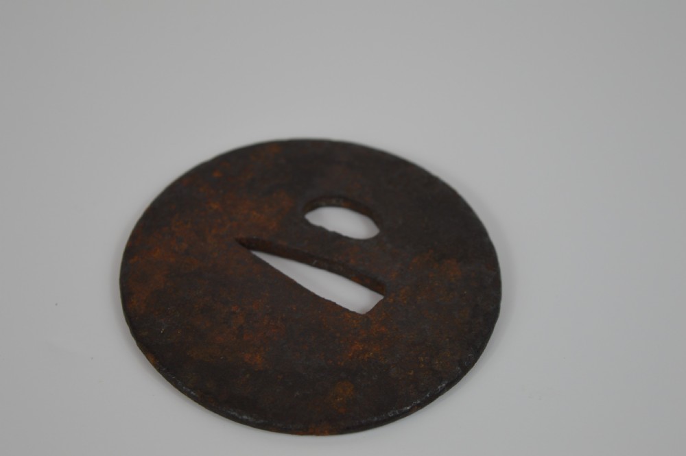 Japanese Cast Iron Tsuba , c1800 View II