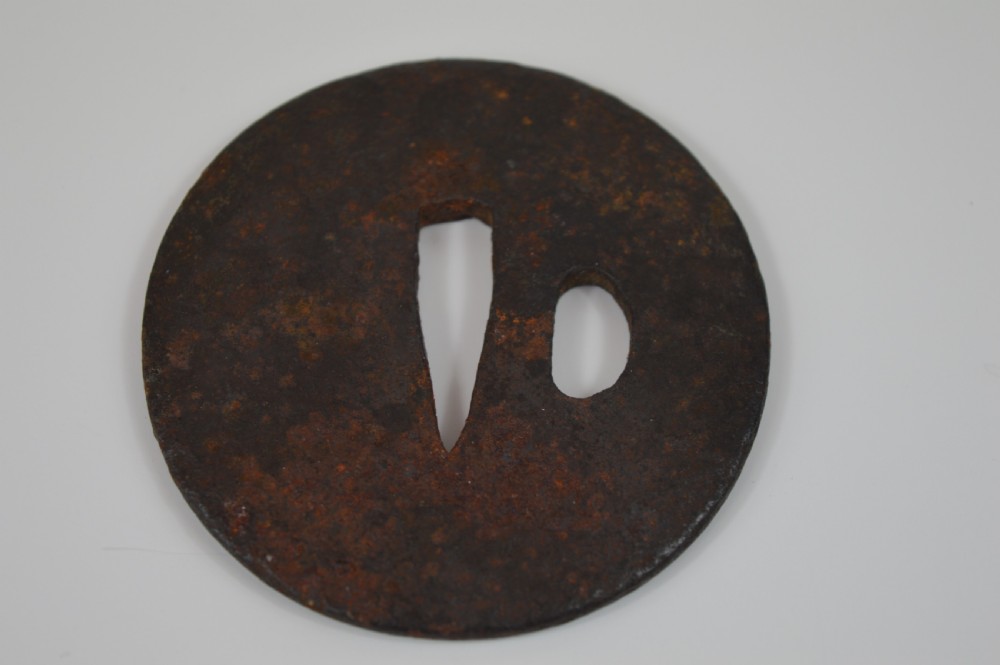 Japanese Cast Iron Tsuba , c1800 View IV