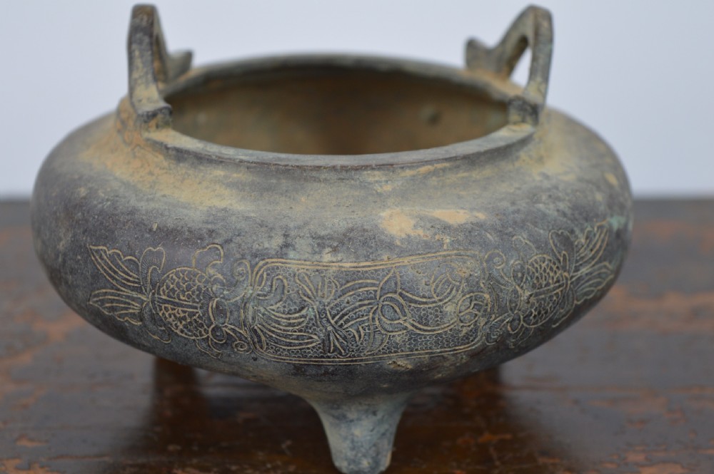 Chinese Bronze Censer, c1880 View III