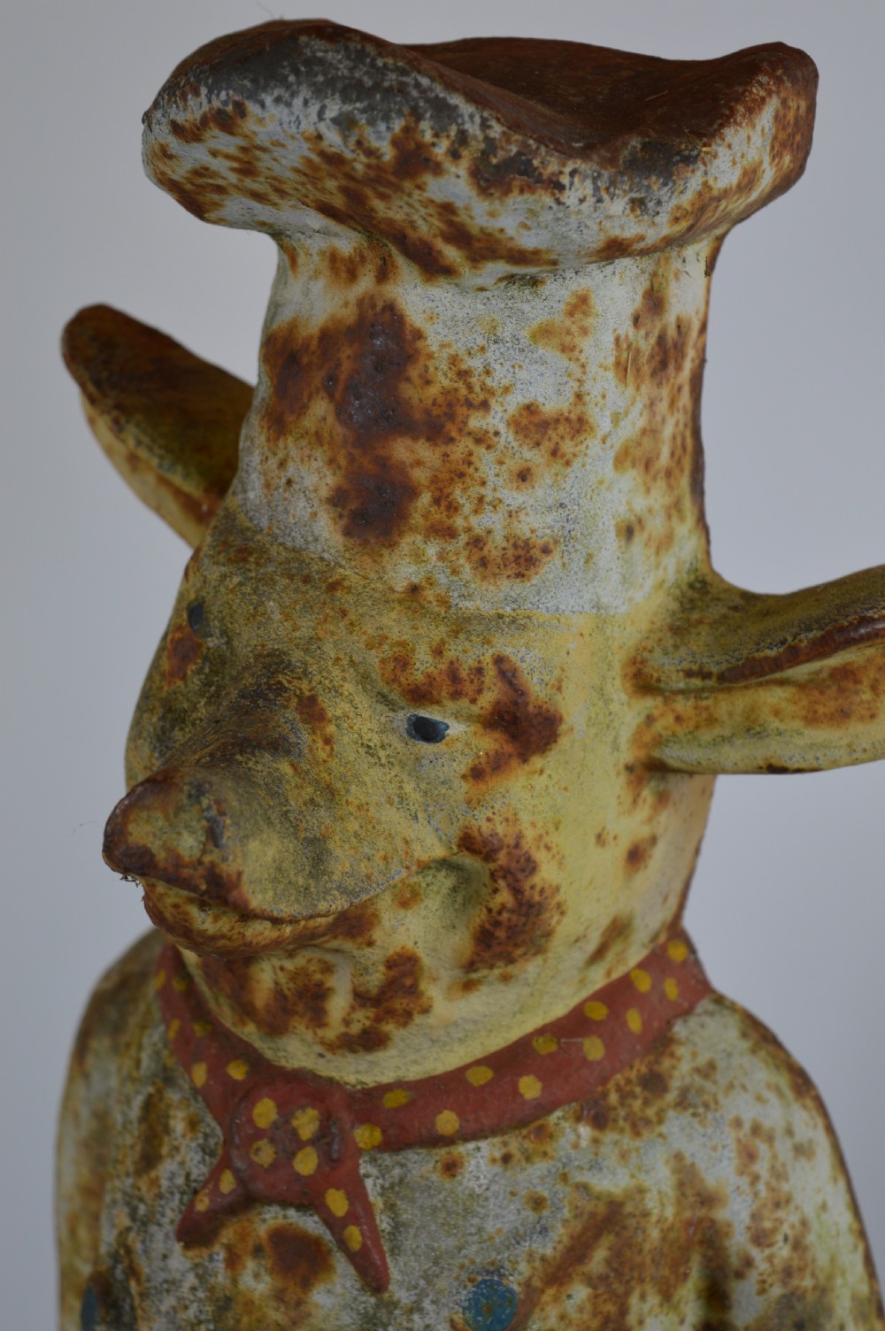 Huge Cast Iron Butchers Window Display Pig, c1890 View IV