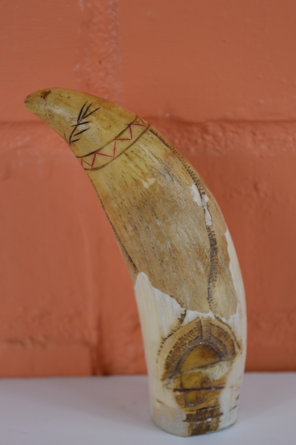 Early 19th Century Whale Tooth Scrimshaw, c1800 View III