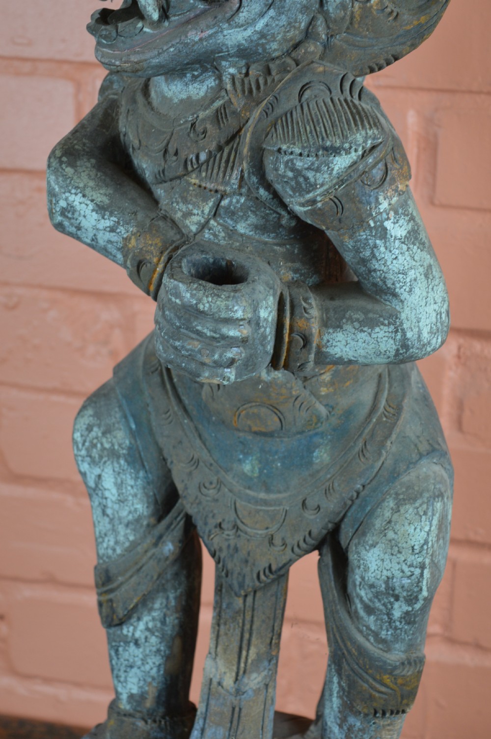 Large Carved Balinese Barong Statue,c1890 View III