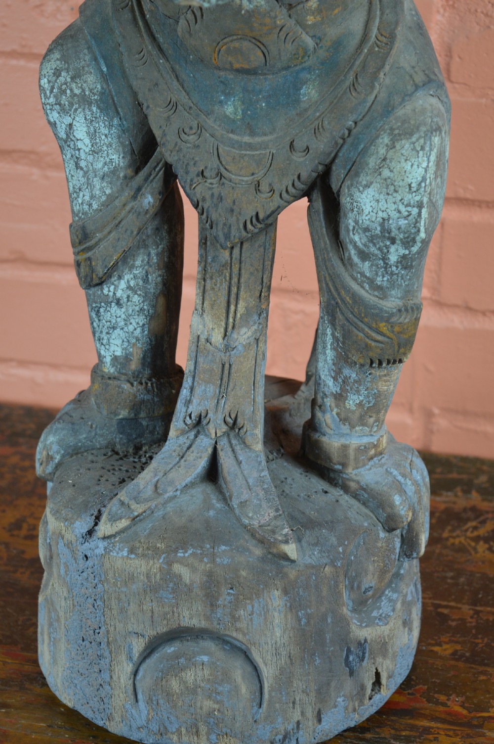 Large Carved Balinese Barong Statue,c1890 View IV