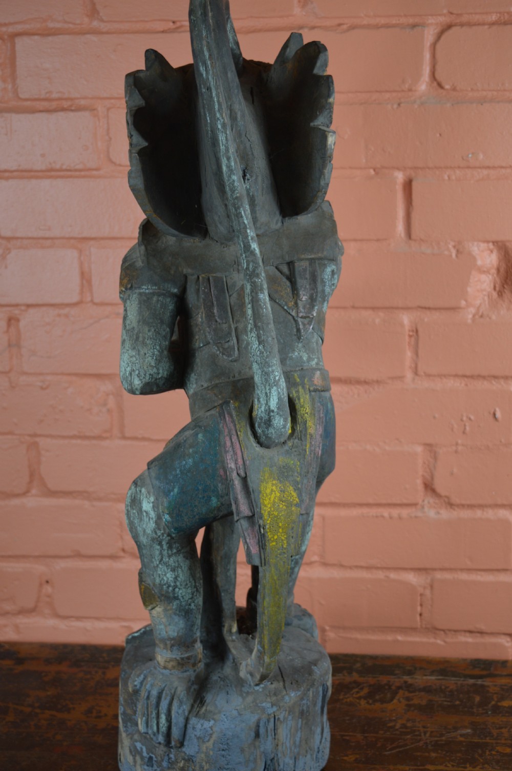 Large Carved Balinese Barong Statue,c1890 View VII