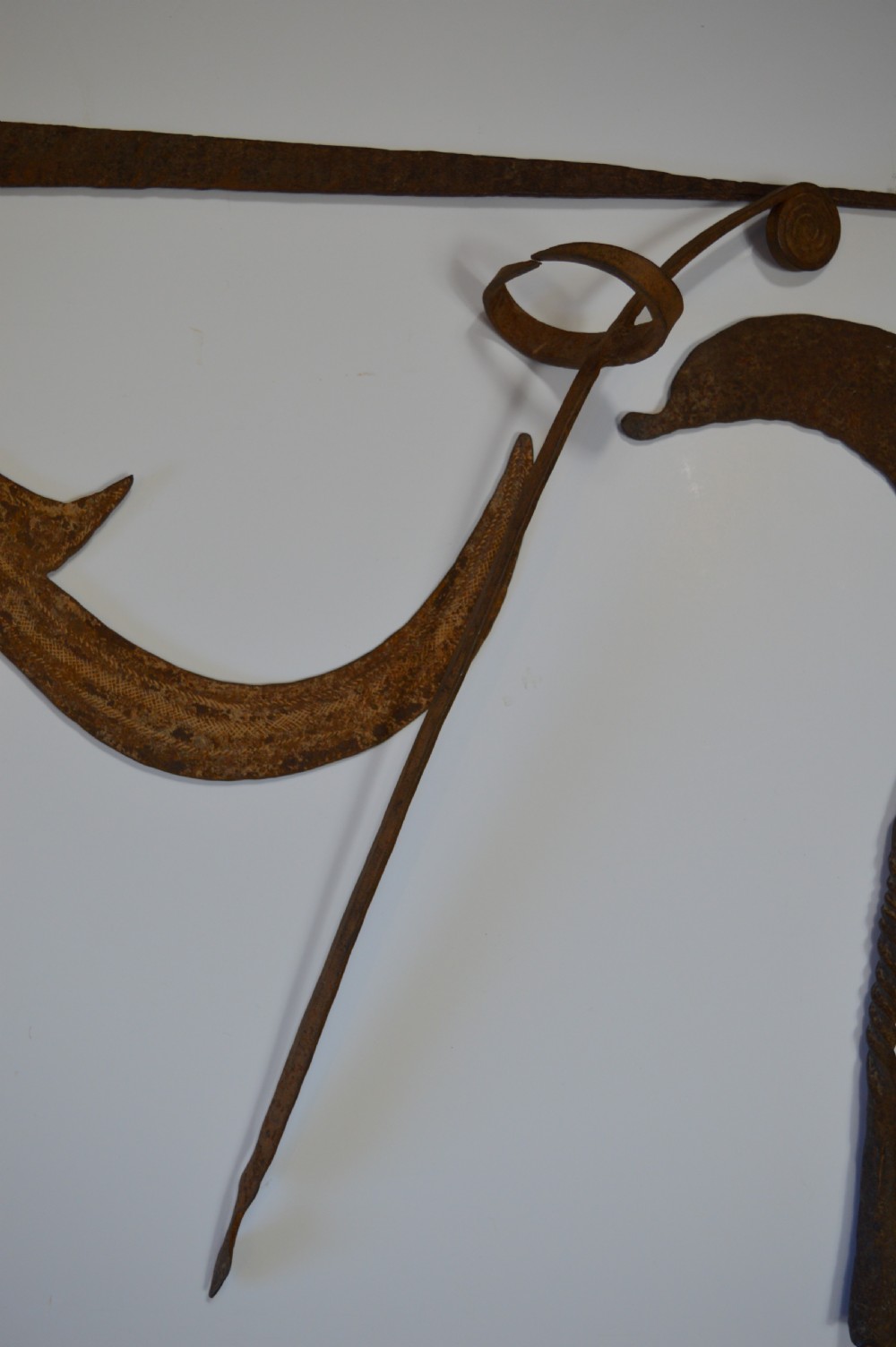 4 Large African Iron Currency Pieces, c1890 View III