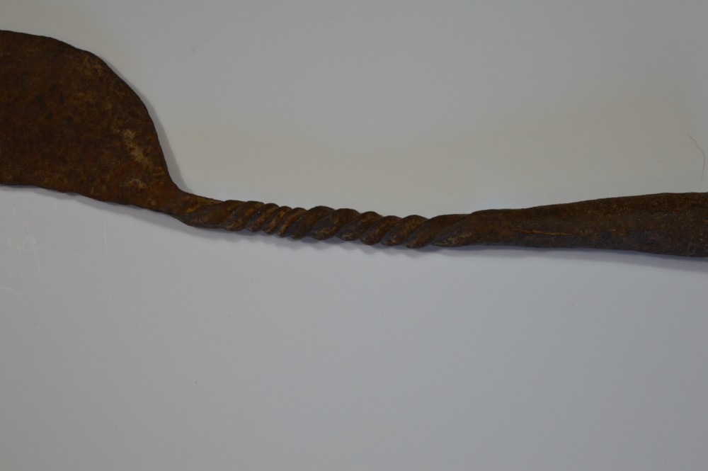 4 Large African Iron Currency Pieces, c1890 View X