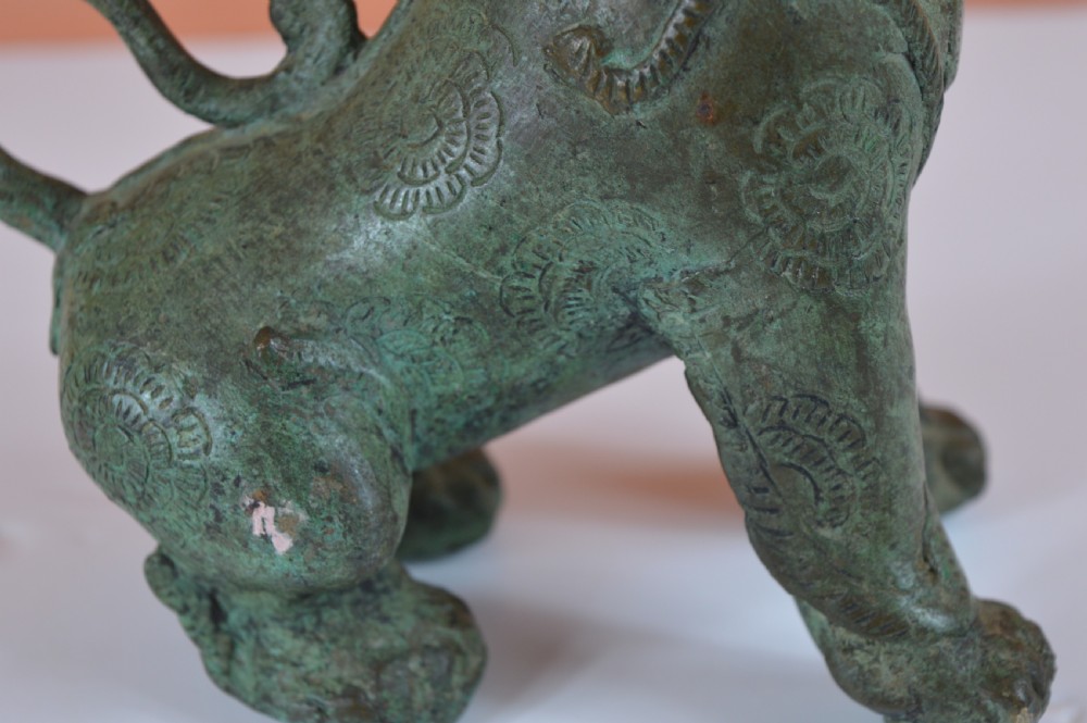 Tibetan Bronze Temple Lion, c1880 View III