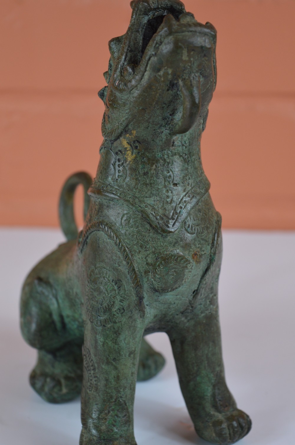 Tibetan Bronze Temple Lion, c1880 View V