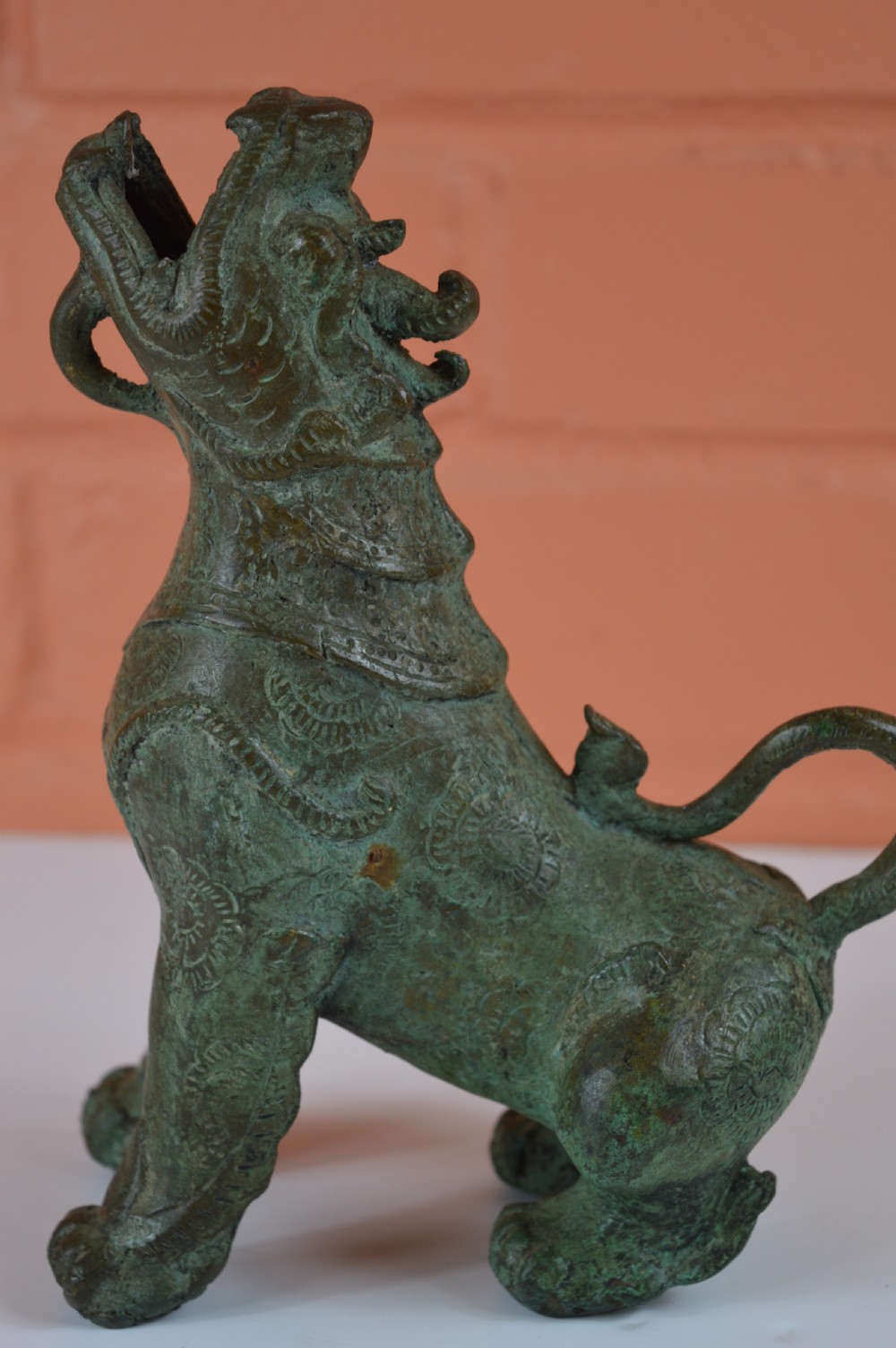 Tibetan Bronze Temple Lion, c1880 View VII