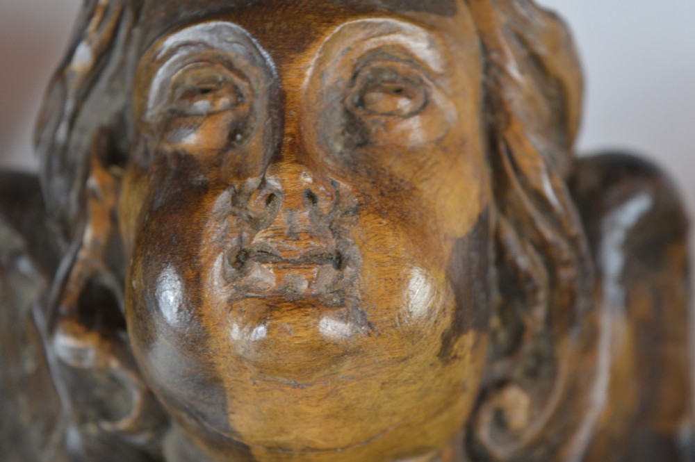 3 18th century Carved Wood Putti, c1780 View XI