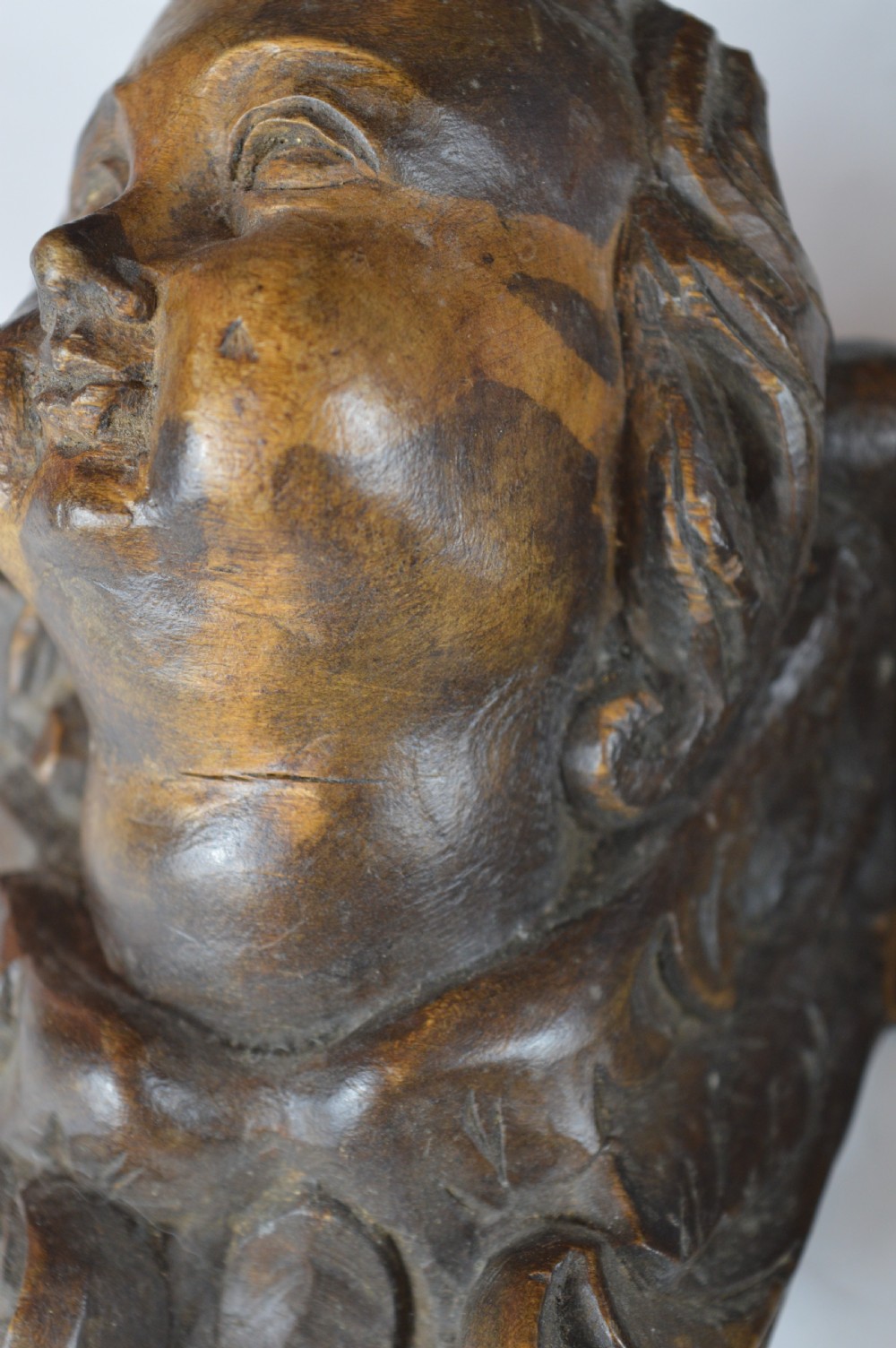 3 18th century Carved Wood Putti, c1780 View XII