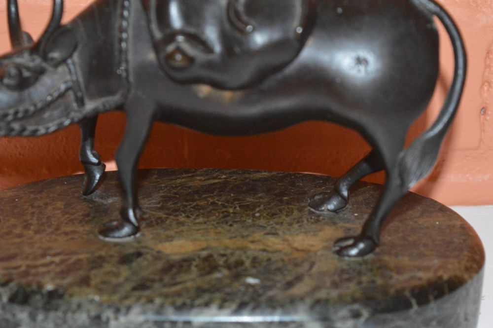 Large Chinese Bronze Figural Censer Incense Burner, c1890 View IV