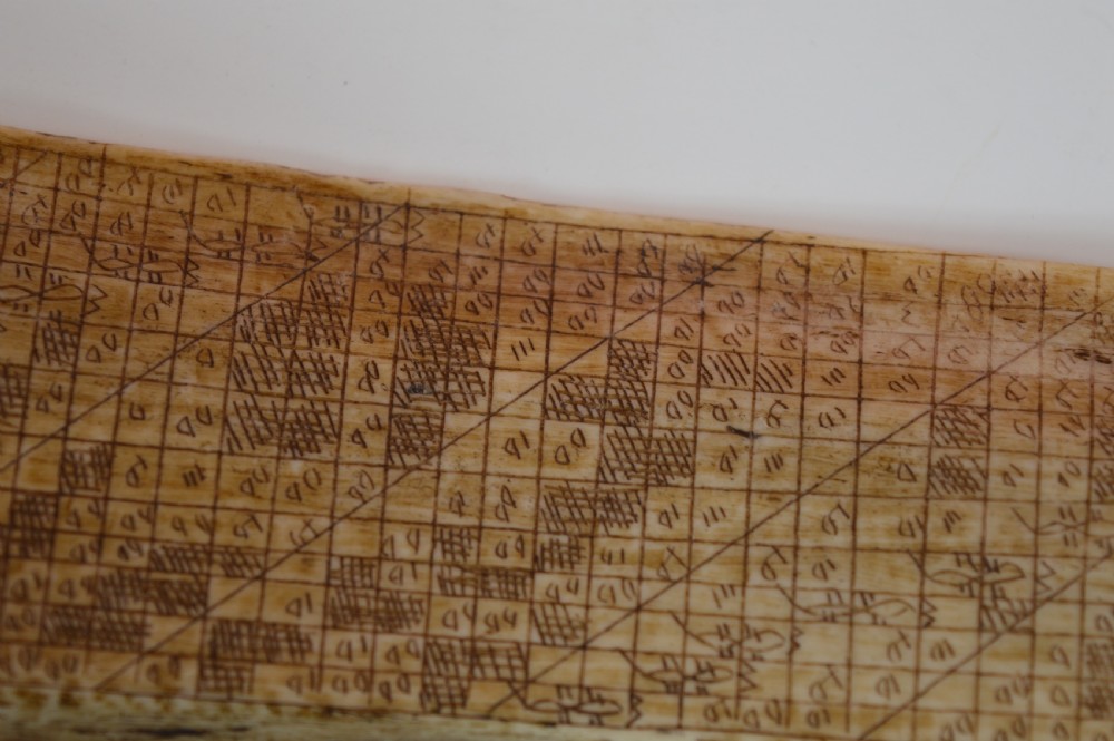 Maori / Oceanic Rib Bone Scrimshaw, c 1880 View III