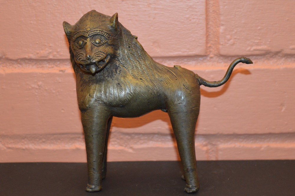 Indo-Persian Bronze Lion, c1860 View II