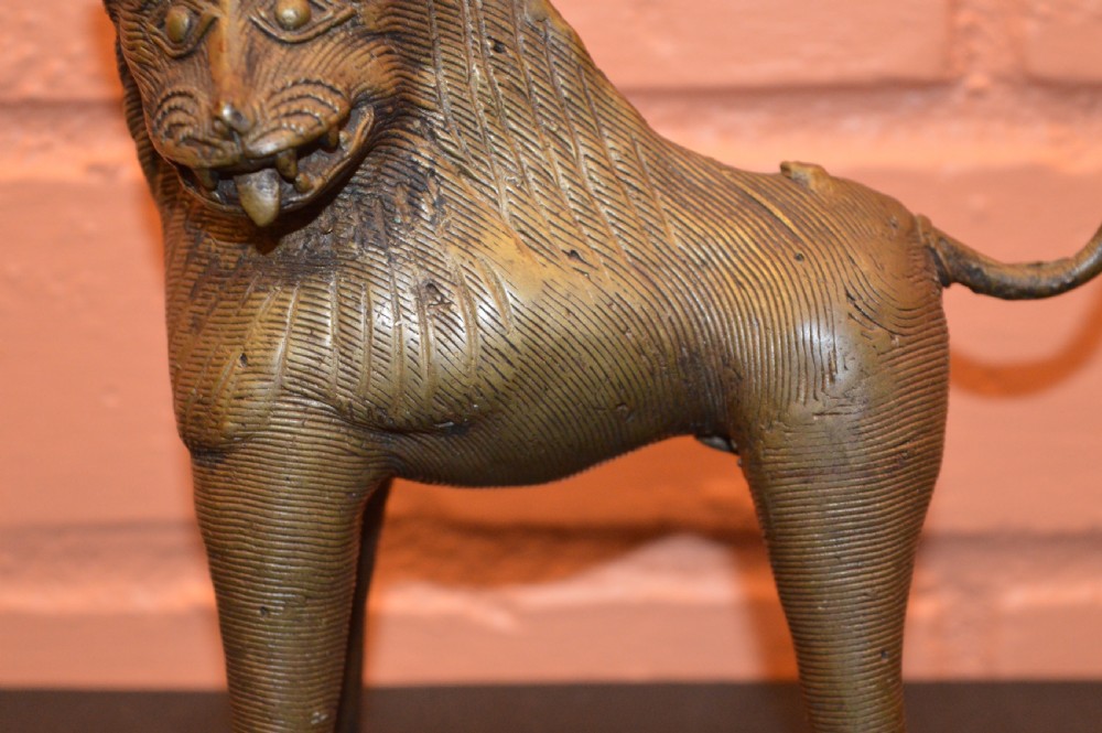 Indo-Persian Bronze Lion, c1860 View IV