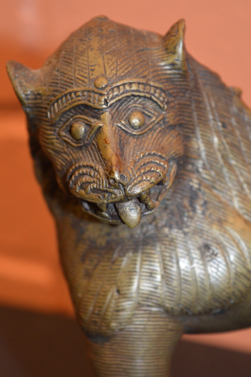Indo-Persian Bronze Lion, c1860 View V