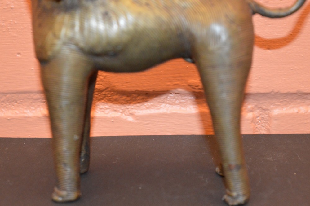 Indo-Persian Bronze Lion, c1860 View VI
