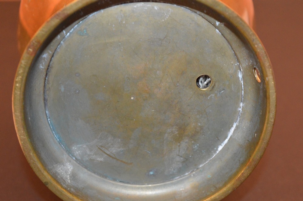 A nineteenth-century Chinese bronze vase featuring bird-shaped handles and intricate relief-carved floral motifs on a flared baluster body. View VIII