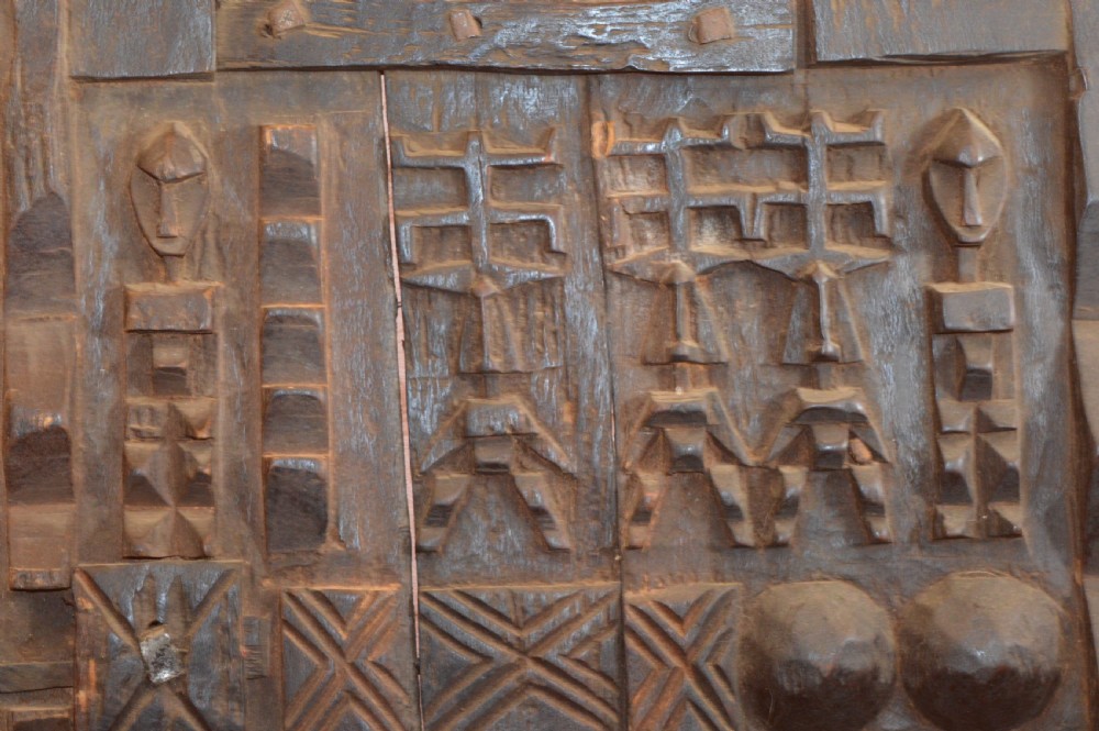 Large African Dogon Grain Door,c1920 View III