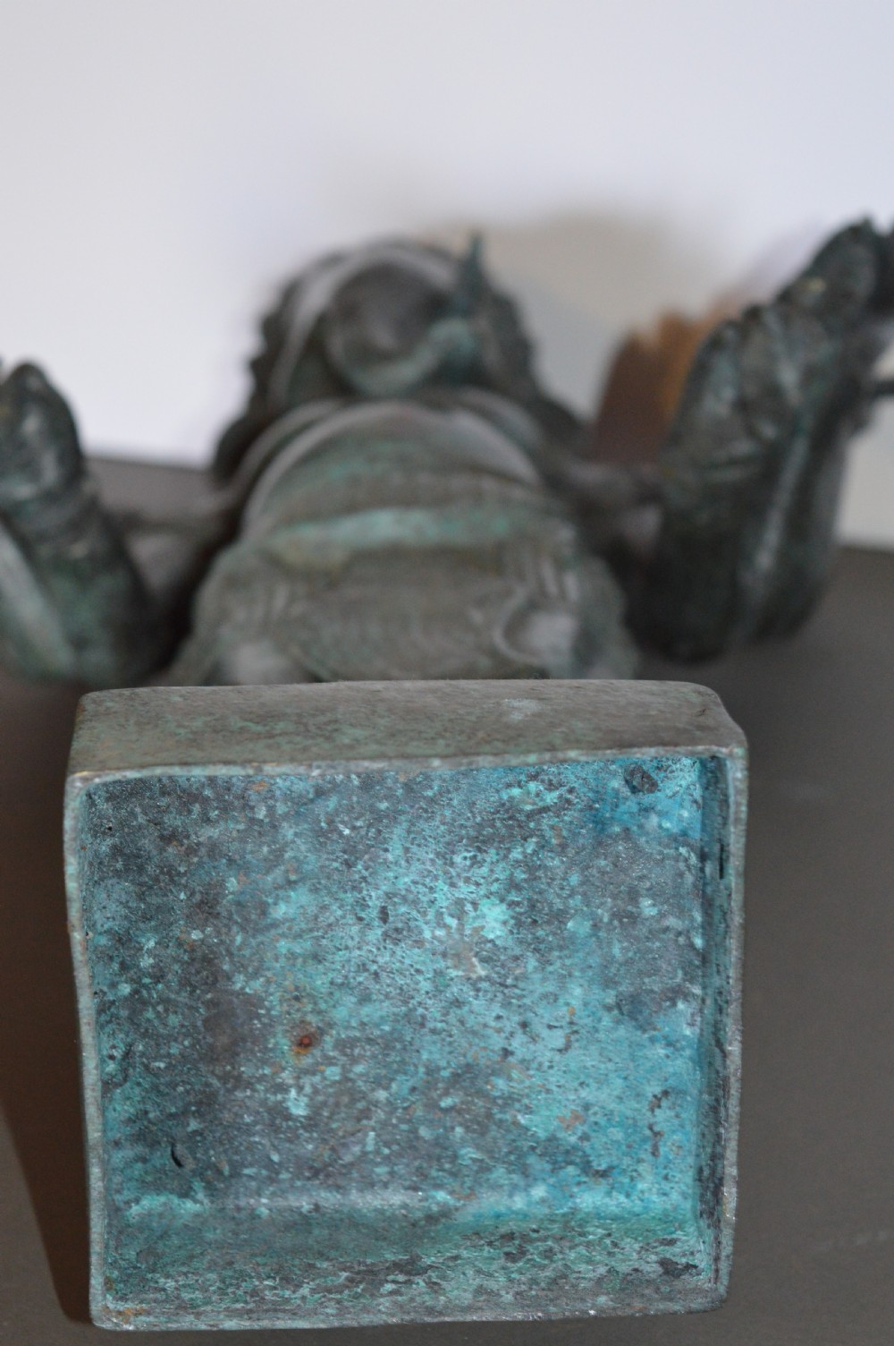 Large Bronze Cambodian Khmer Ganesh Statue,c1890 View XI