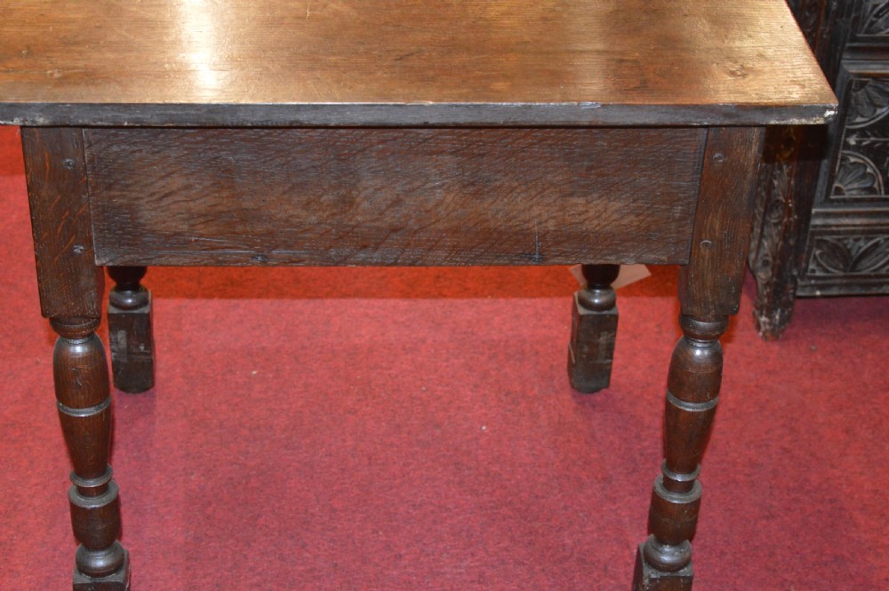 18th Century Oak Side Table, c1720 View VI