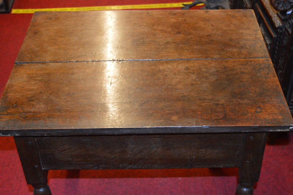 18th Century Oak Side Table, c1720 View VIII