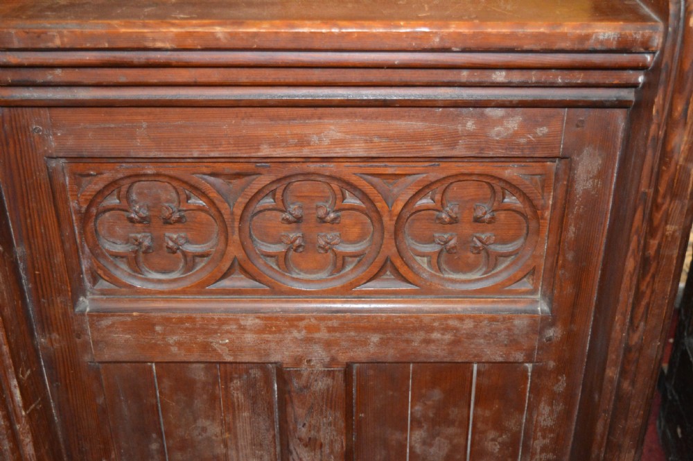 Mid 19th century Oak Church Lecturn,c1850 View II