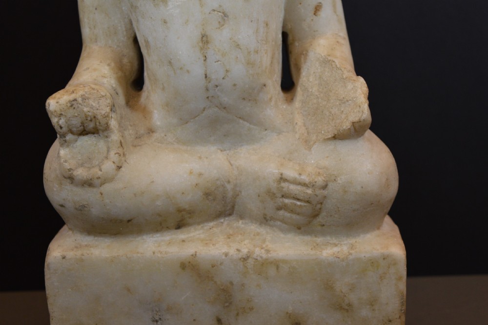 Large (6kg) Burmese Stone Buddha Statue,c1890 View III