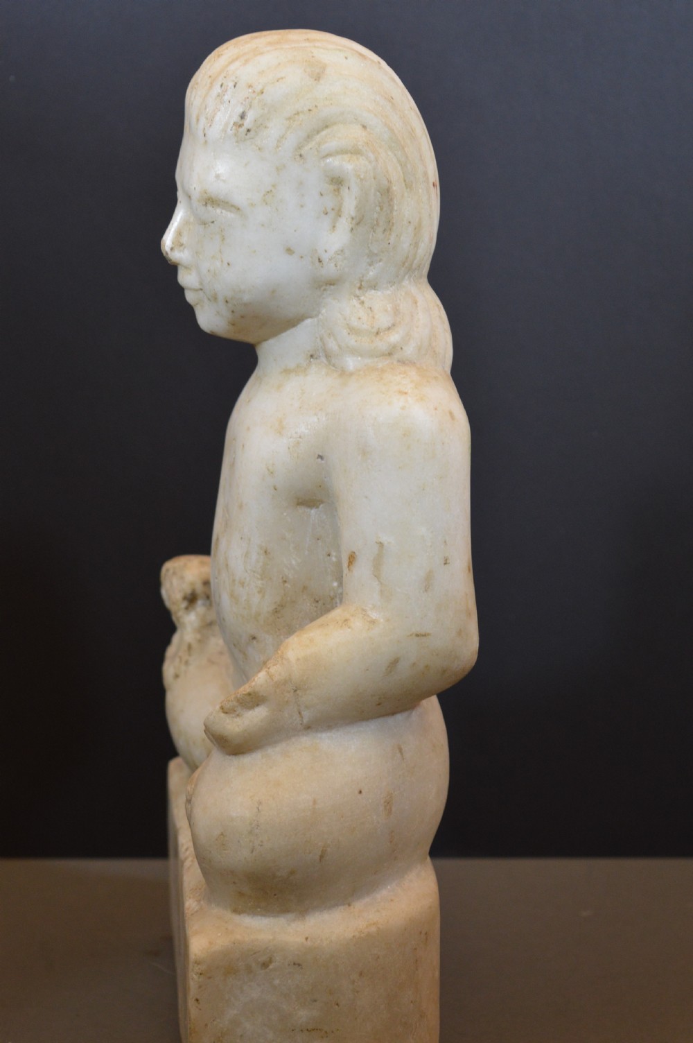 Large (6kg) Burmese Stone Buddha Statue,c1890 View VII