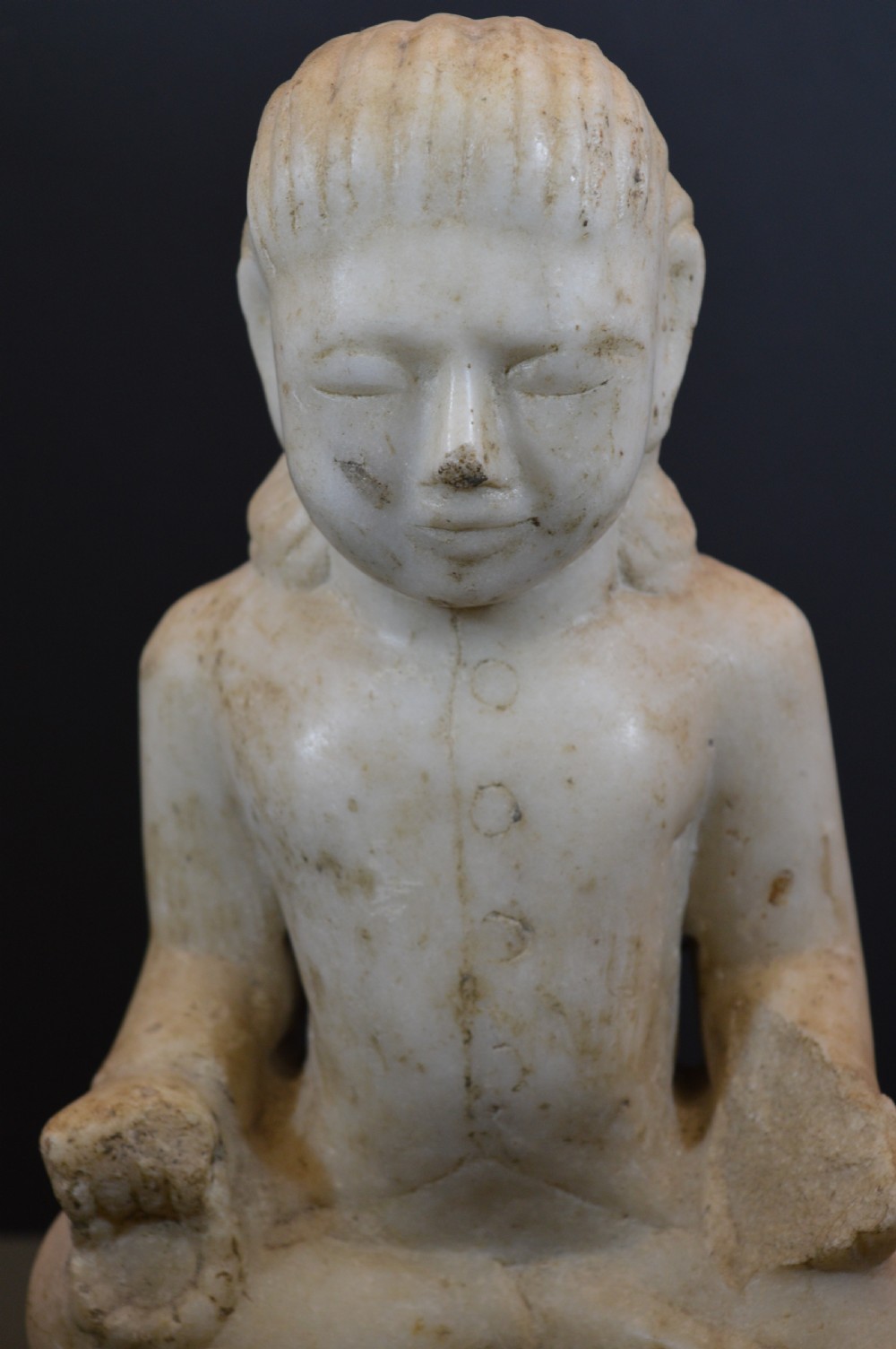 Large (6kg) Burmese Stone Buddha Statue,c1890 View XI
