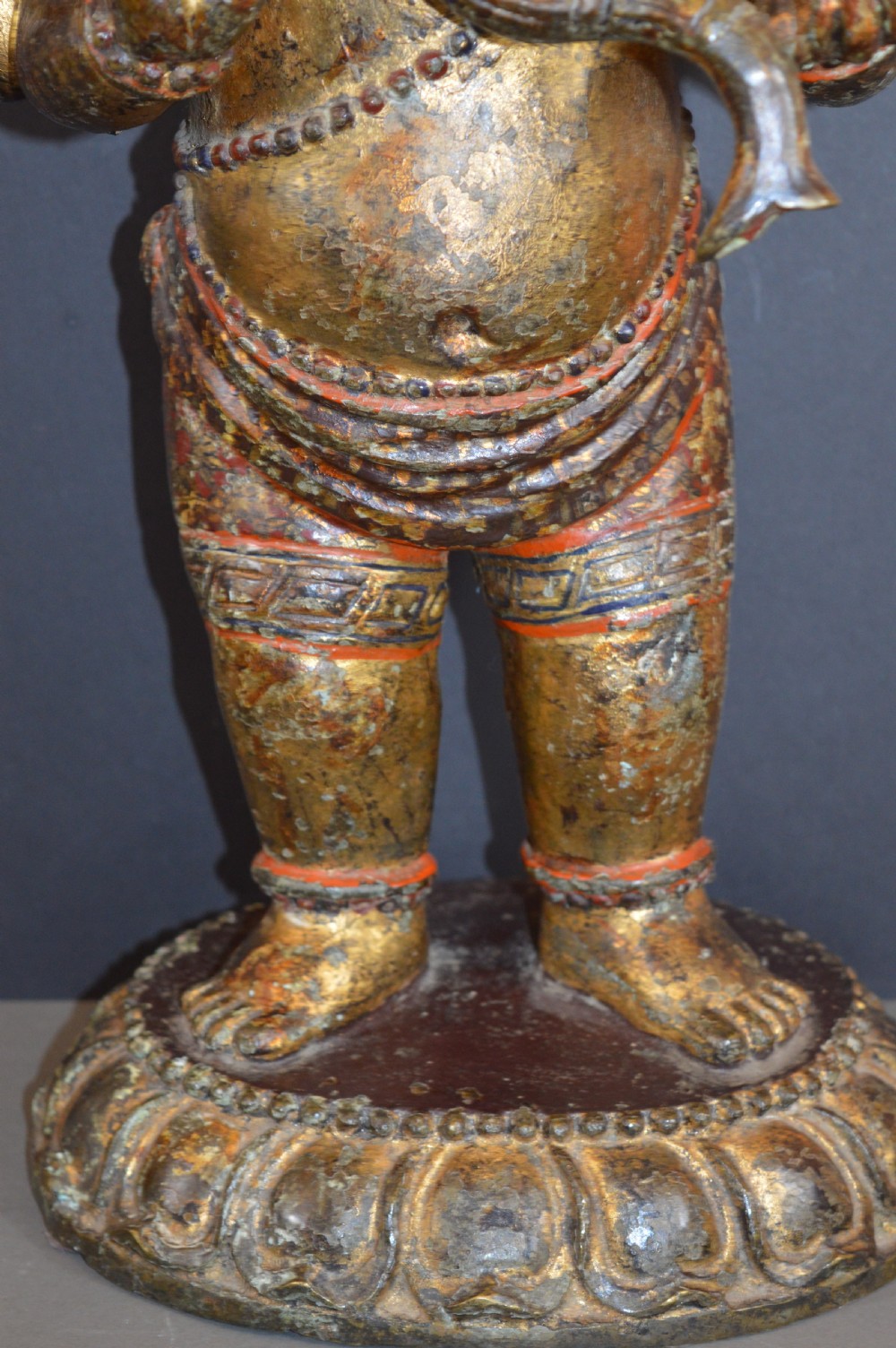 Large (10kg) Indian Bronze Ganesh Statue, c1820 View V