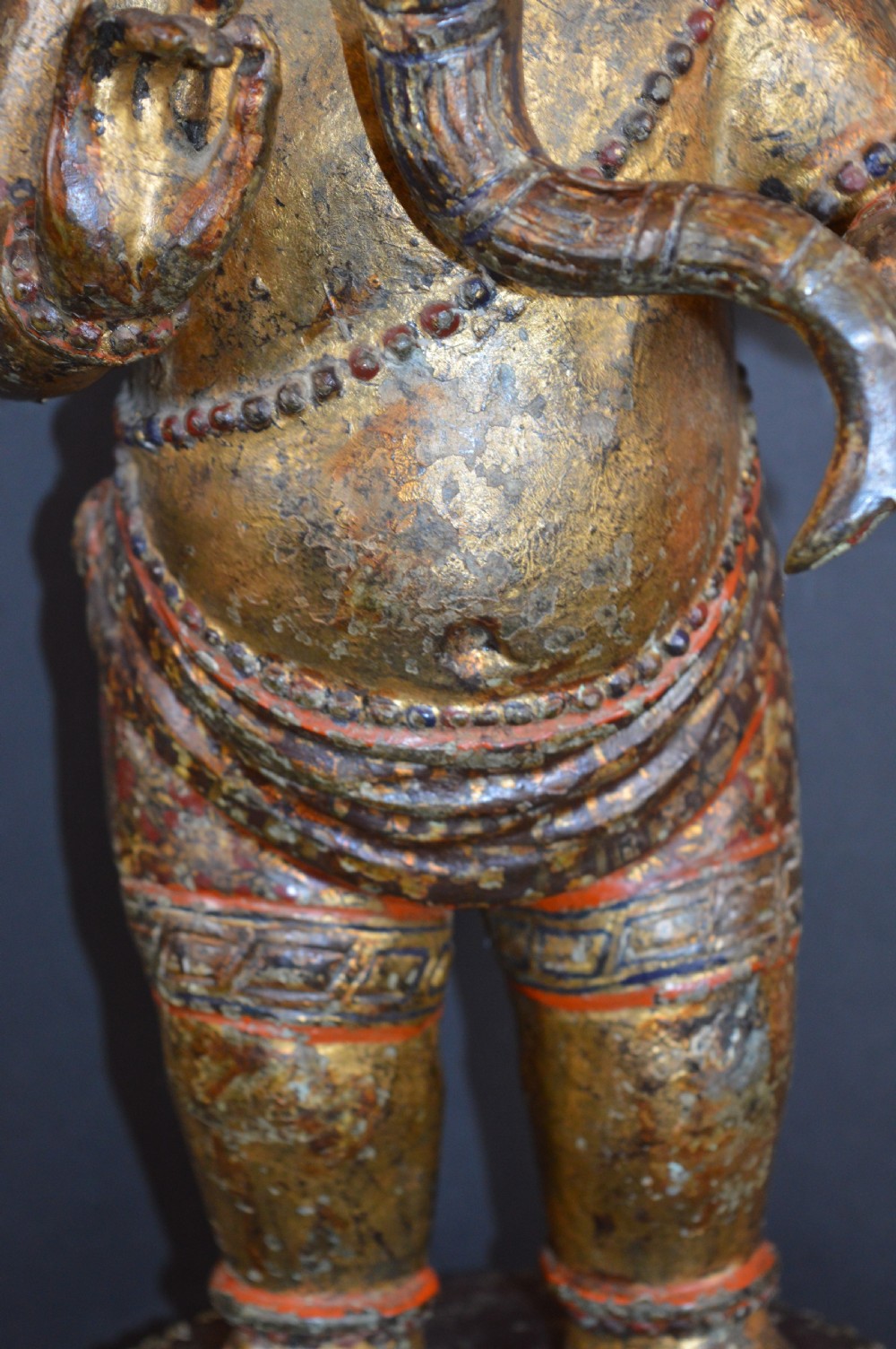 Large (10kg) Indian Bronze Ganesh Statue, c1820 View VI