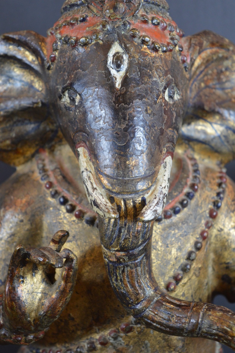 Large (10kg) Indian Bronze Ganesh Statue, c1820 View VII