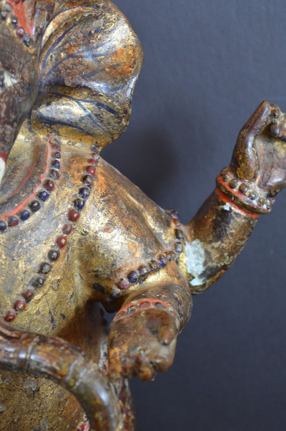 Large (10kg) Indian Bronze Ganesh Statue, c1820 View VIII