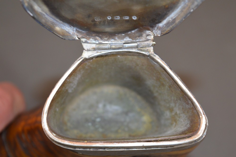 Large Rams Horn and Silver Inkwell, c1850 View XVI