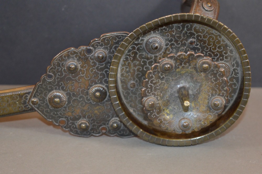Fine Japanese Bronze Candle Holder,c1890 View III