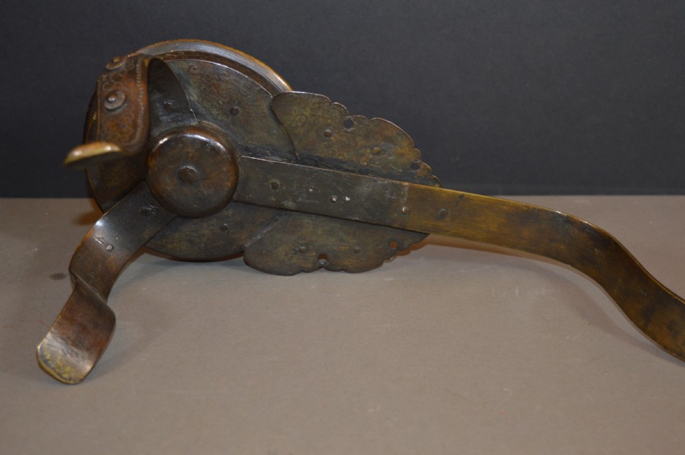 Fine Japanese Bronze Candle Holder,c1890 View VII