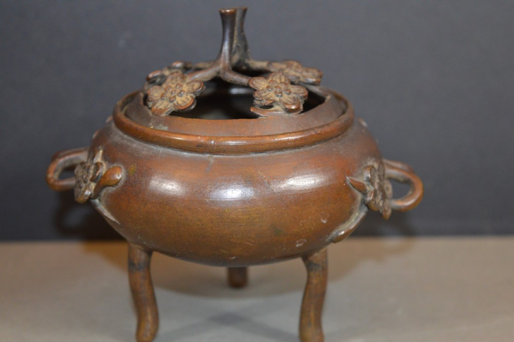 Japanese Bronze Censer/Incense Burner, c1880