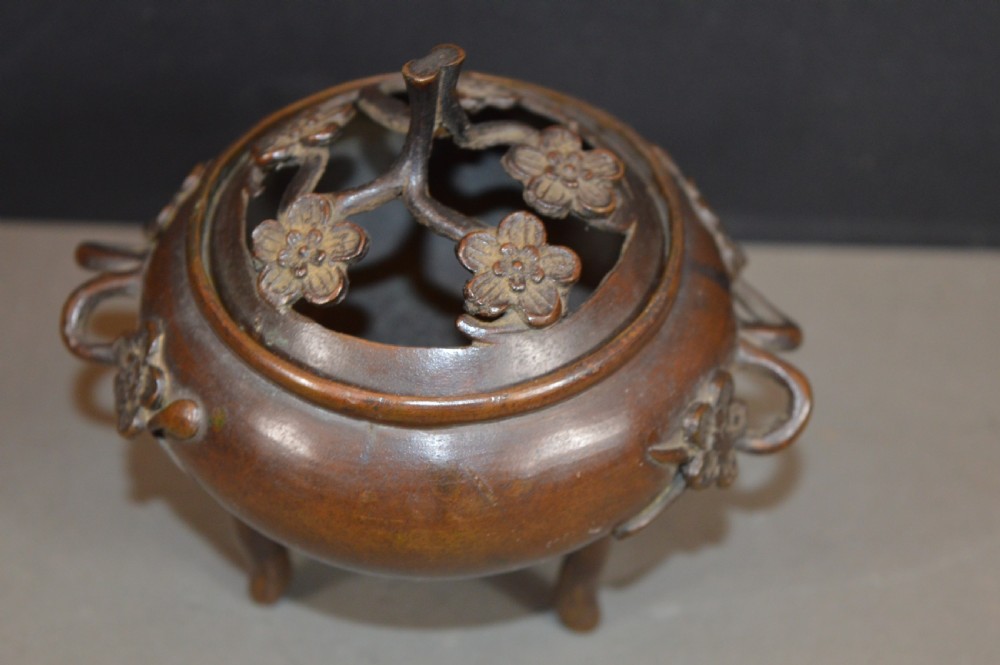 Japanese Bronze Censer/Incense Burner, c1880 View II
