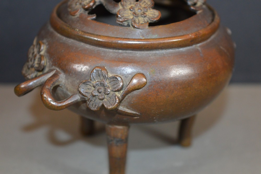 Japanese Bronze Censer/Incense Burner, c1880 View III