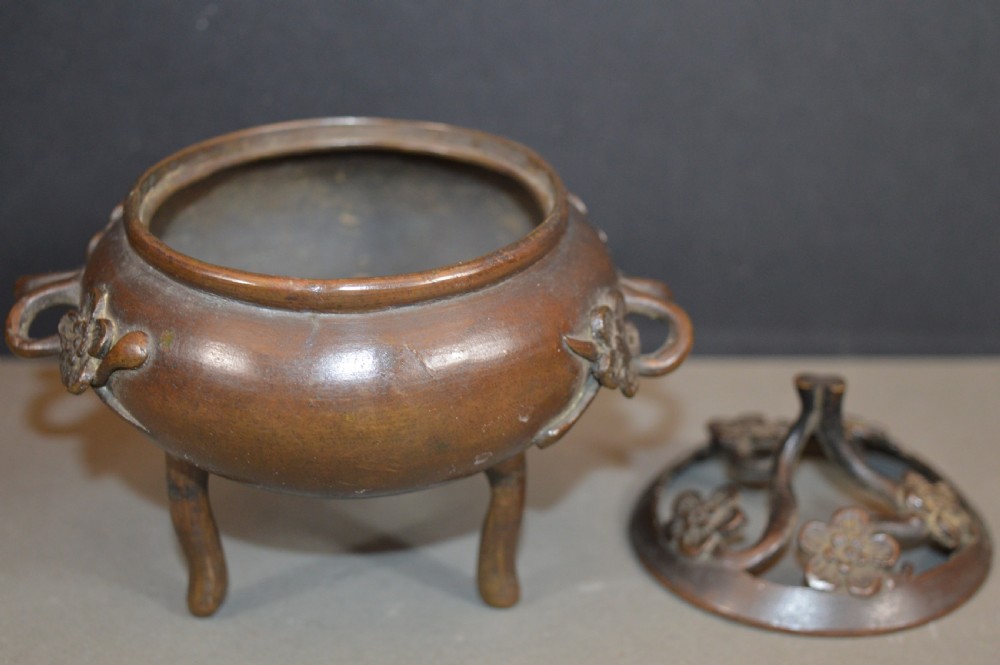Japanese Bronze Censer/Incense Burner, c1880 View IV
