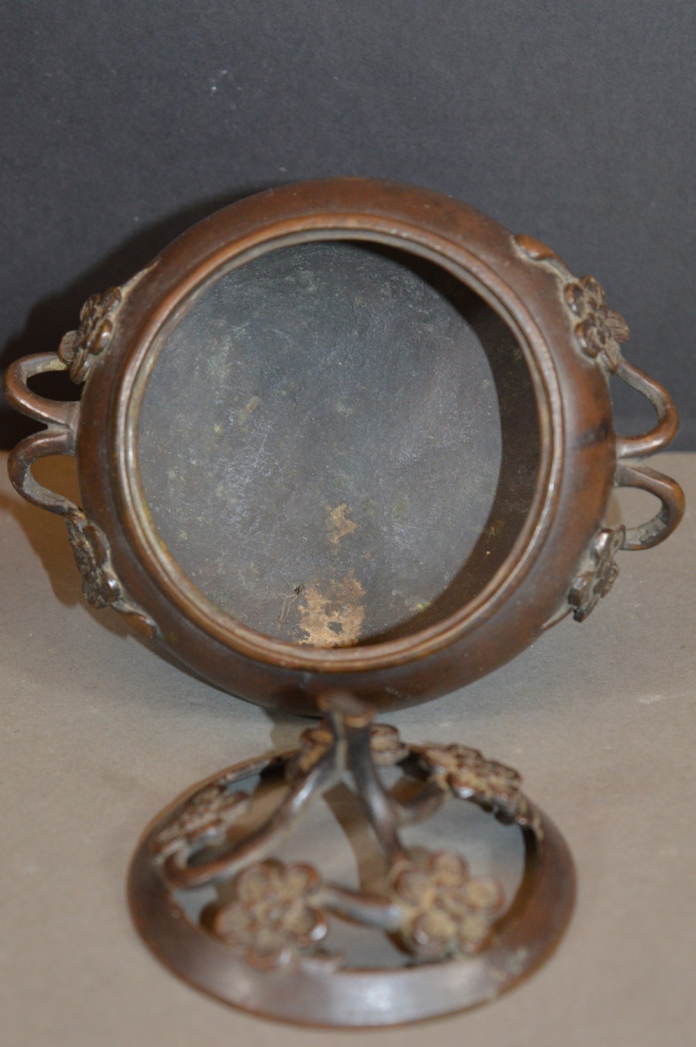 Japanese Bronze Censer/Incense Burner, c1880 View V