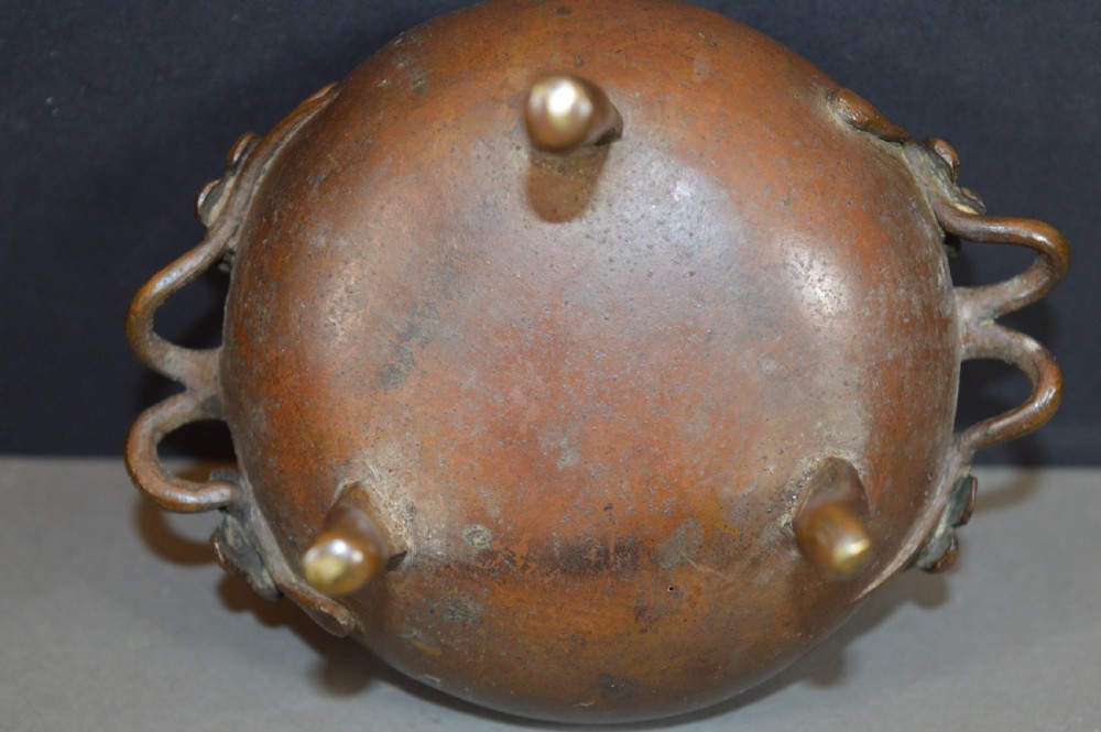 Japanese Bronze Censer/Incense Burner, c1880 View VI
