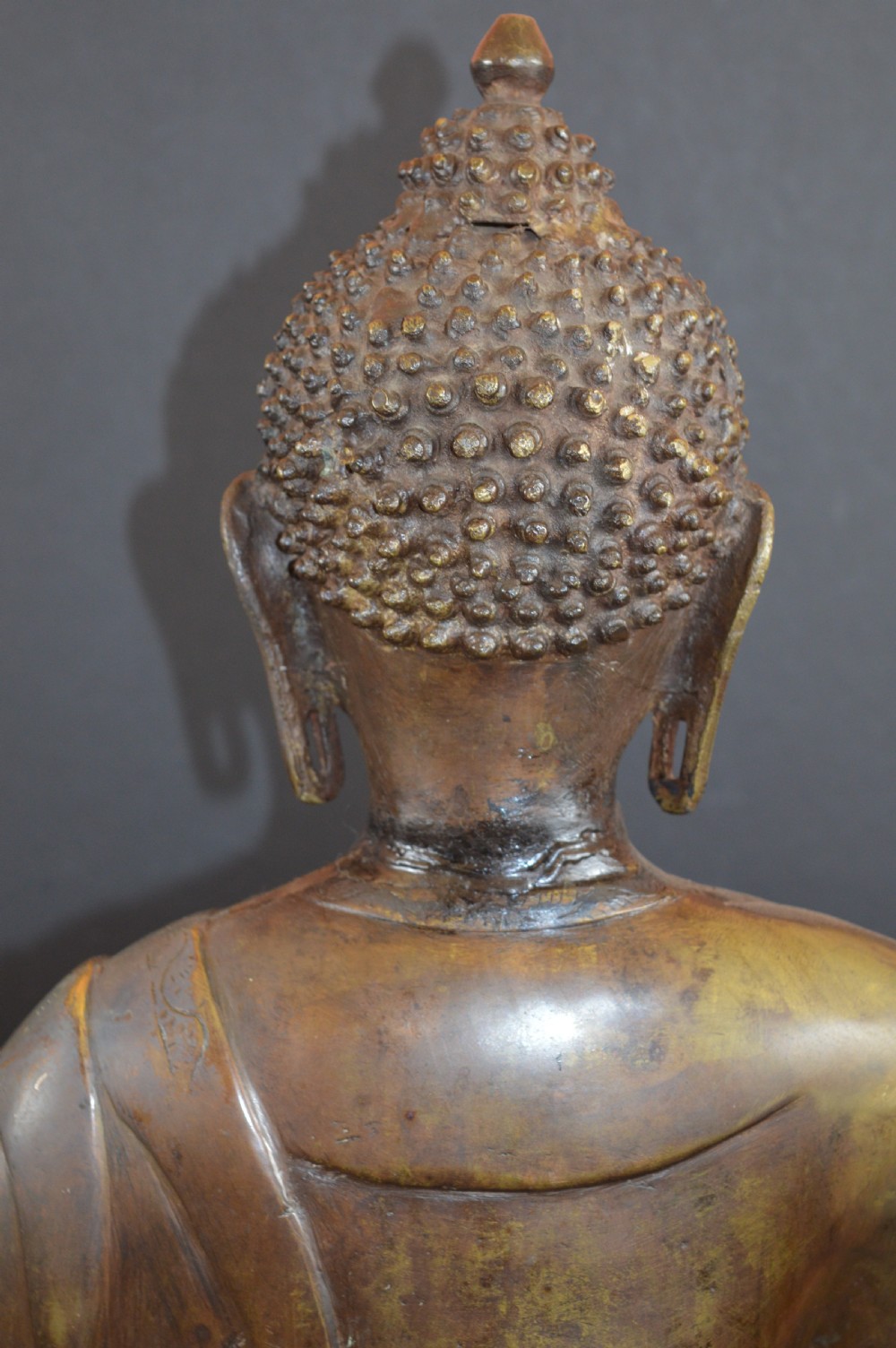 Large (10kg) Tibetan Bronze Buddha, c1890 View XII