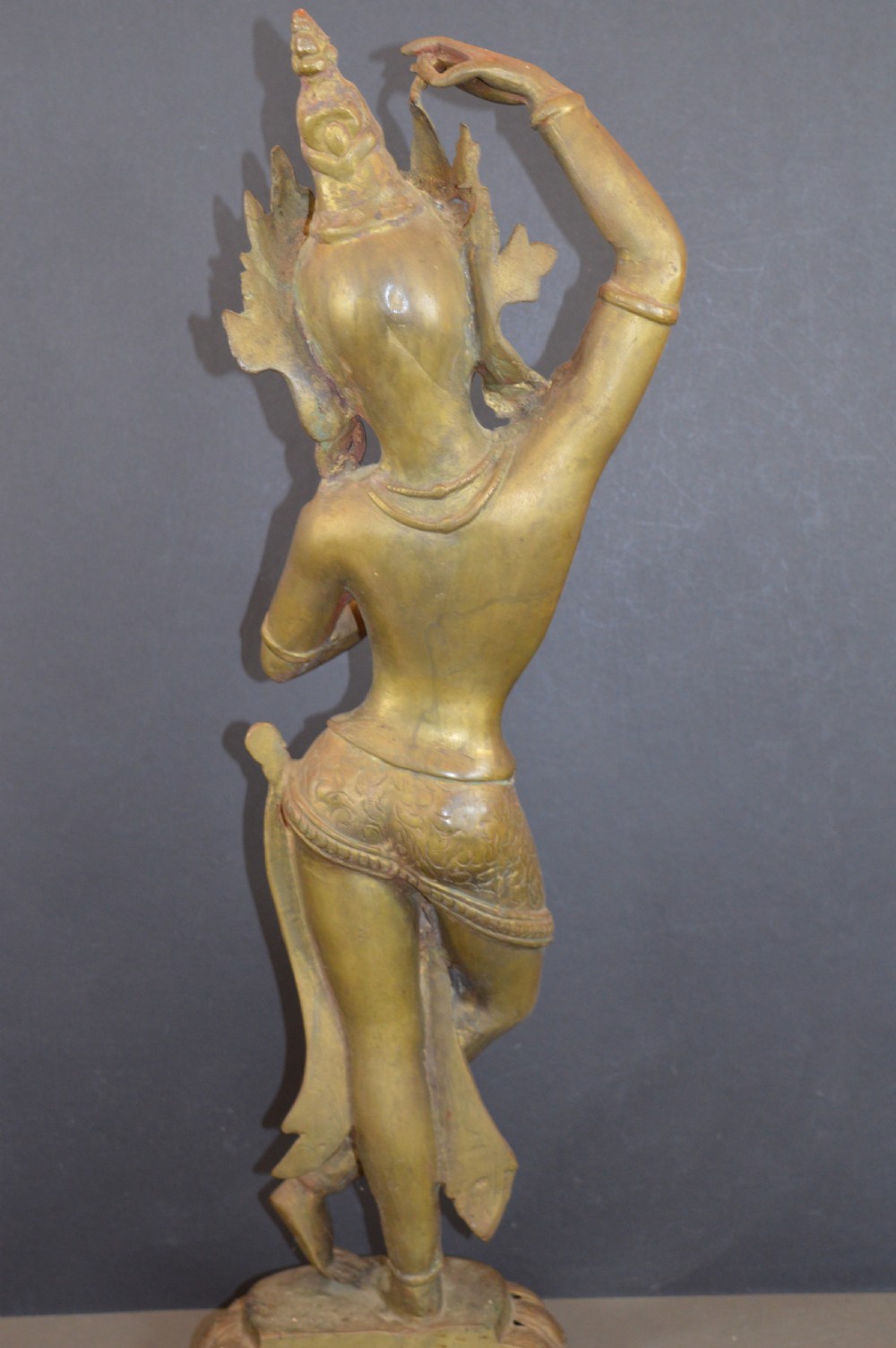 Large (56cm) Tibetan Bronze Goddess Tara, c1890 View VI
