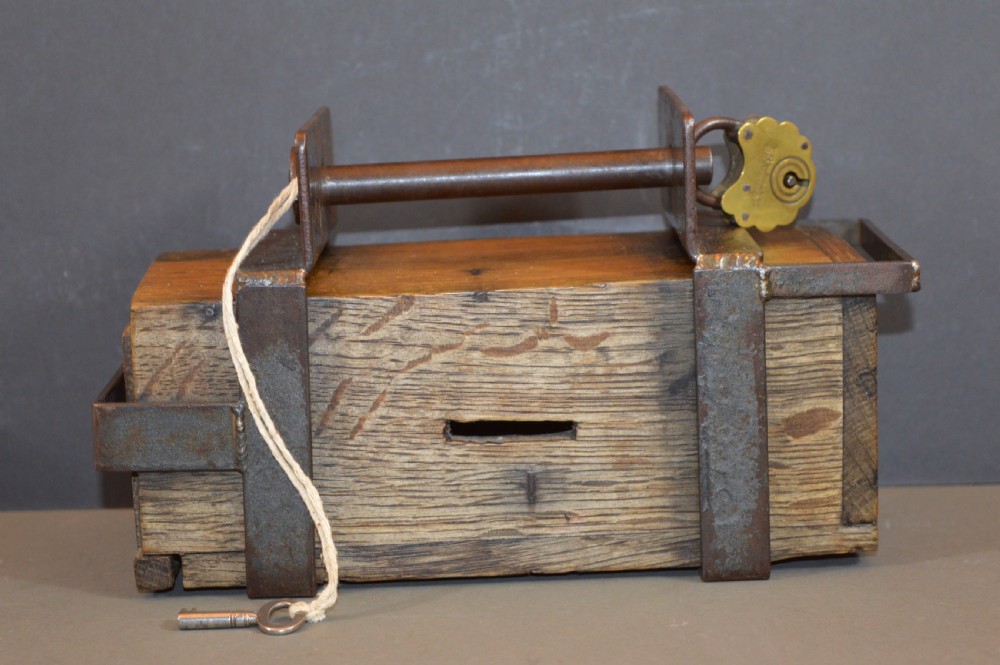 Folk Art Church Collection Box, c1850 View II