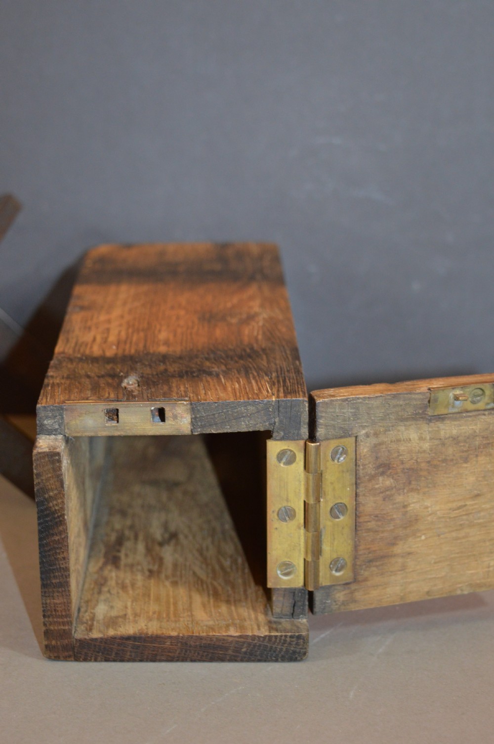 Folk Art Church Collection Box, c1850 View IX